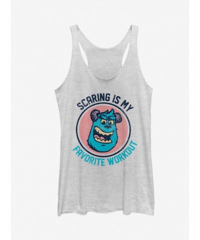 Monsters Inc. Sulley Scaring is My Favorite Workout Girls Tanks $9.58 Tanks