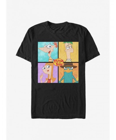 Disney Phineas And Ferb 4 Character Boxup T-Shirt $7.89 T-Shirts