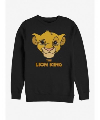 Disney The Lion King Facepaint Crew Sweatshirt $15.13 Sweatshirts