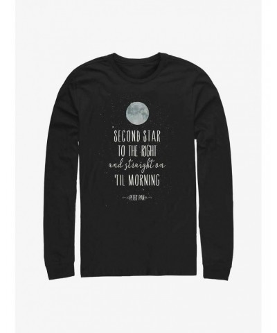 Disney Peter Pan Straight 'Til Morning Long-Sleeve T-Shirt $15.13 T-Shirts