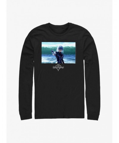 Disney Kingdom Hearts Riku In Water Long-Sleeve T-Shirt $11.52 T-Shirts