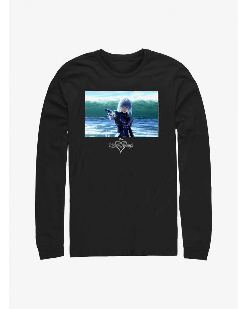 Disney Kingdom Hearts Riku In Water Long-Sleeve T-Shirt $11.52 T-Shirts