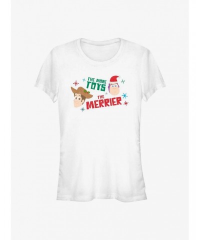 Disney Pixar Toy Story More Toys The Merrier Girls T-Shirt $11.21 T-Shirts