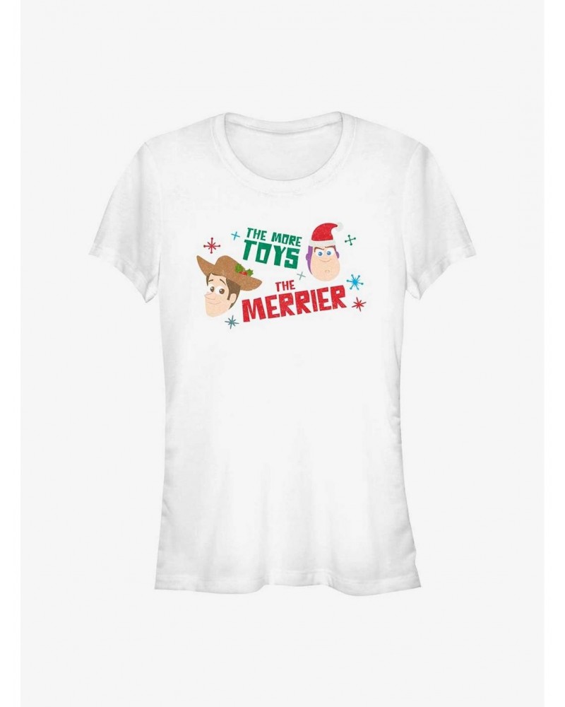 Disney Pixar Toy Story More Toys The Merrier Girls T-Shirt $11.21 T-Shirts