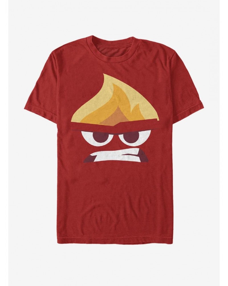 Disney Pixar Inside Out Angry Face T-Shirt $11.47 T-Shirts