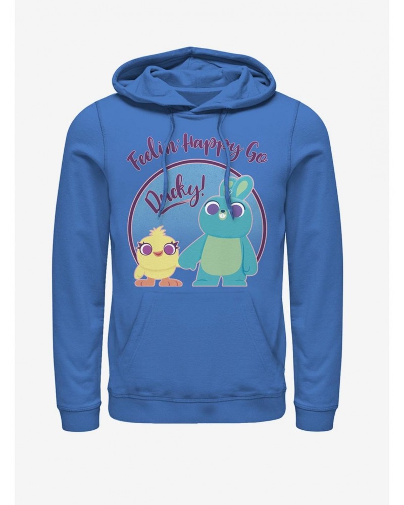 Disney Pixar Toy Story 4 Ducky Bunny Pastel Royal Blue Hoodie $14.82 Hoodies