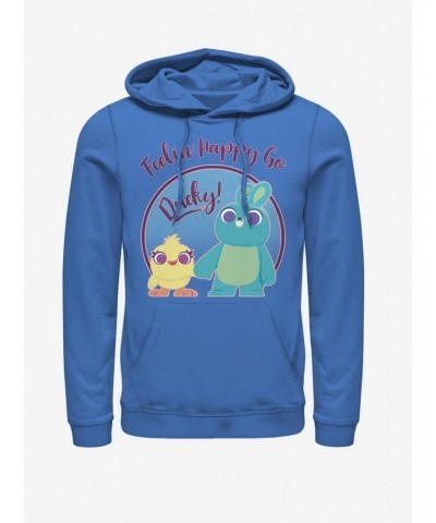 Disney Pixar Toy Story 4 Ducky Bunny Pastel Royal Blue Hoodie $14.82 Hoodies