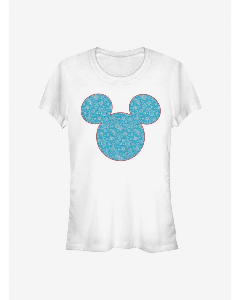 Disney Mickey Mouse Mickey Americana Paisley Girls T-Shirt $11.45 T-Shirts