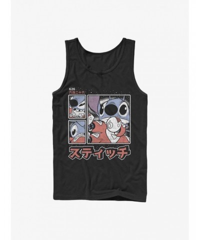 Disney Lilo & Stitch Japanese Text Tank $12.45 Tanks