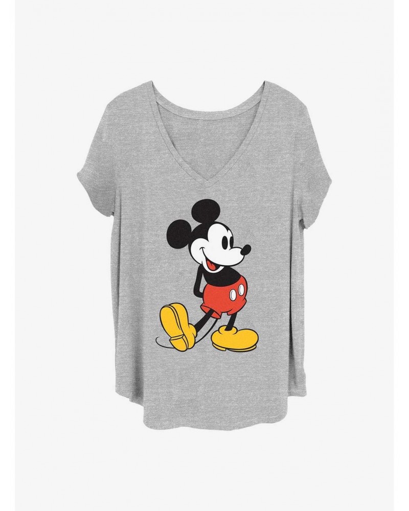 Disney Mickey Mouse Classic Mickey Girls T-Shirt Plus Size $12.43 T-Shirts