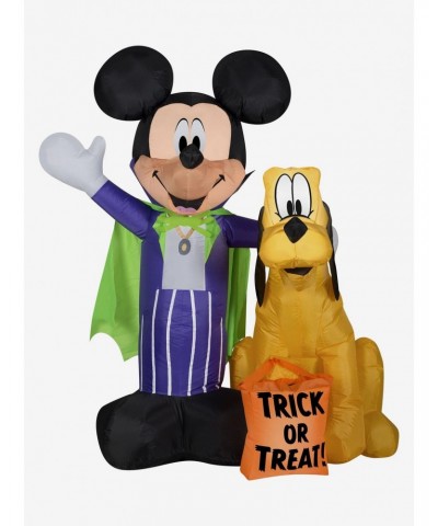 Disney Mickey Mouse And Pluto With Treat Sack Scene Airblown $44.07 Merchandises