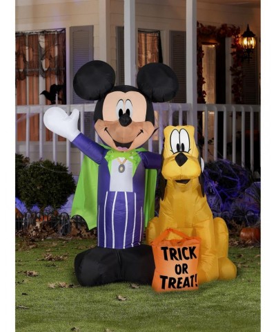 Disney Mickey Mouse And Pluto With Treat Sack Scene Airblown $44.07 Merchandises