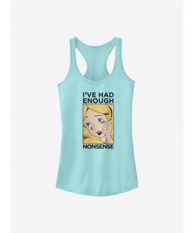 Disney Alice In Wonderland Alice Lichtenstein Girls Tank $8.96 Tanks