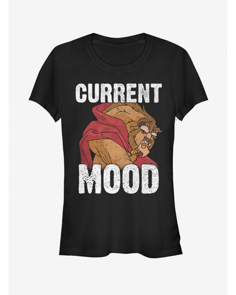 Disney Beauty And The Beast Current Mood Girls T-Shirt $11.70 T-Shirts