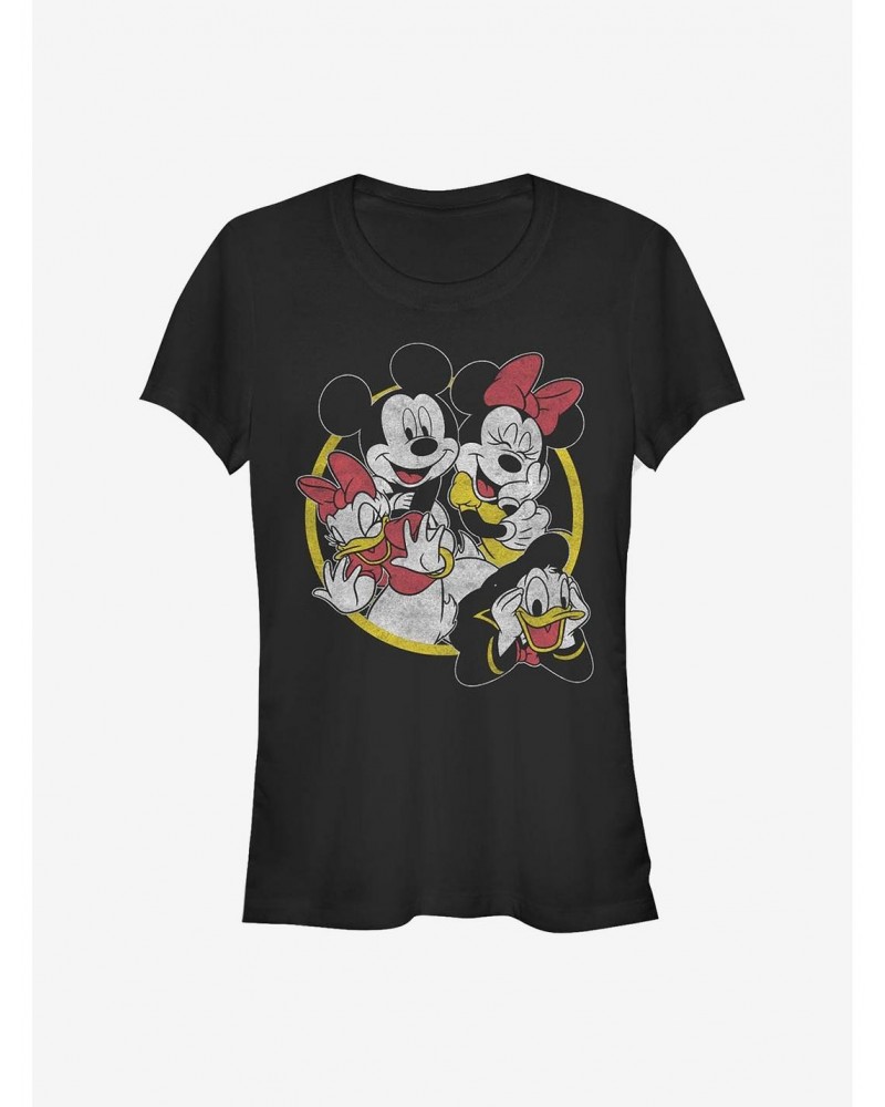 Disney Mickey Mouse Disney Mickey Mouse Group Girls T-Shirt $11.45 T-Shirts