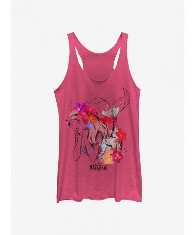 Disney The Little Mermaid Ariel Real Flowers Girls Tank $9.32 Tanks