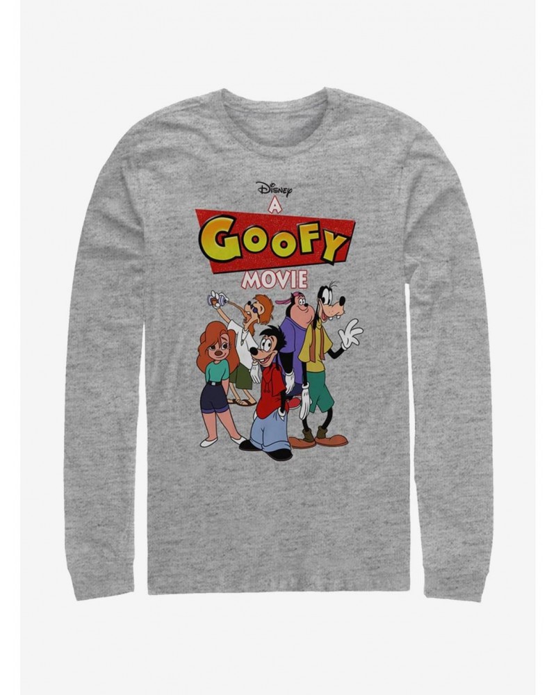 Disney A Goofy Movie Logo Group Long-Sleeve T-Shirt $12.83 T-Shirts