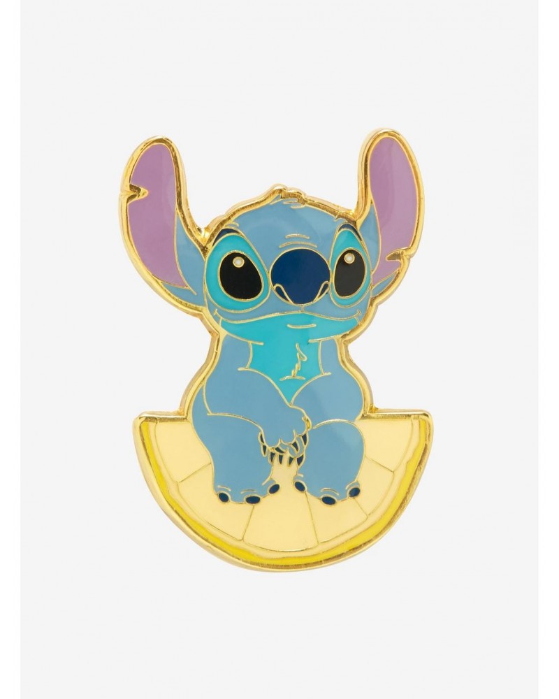 Loungefly Disney Lilo & Stitch Lemon Enamel Pin $4.75 Pins