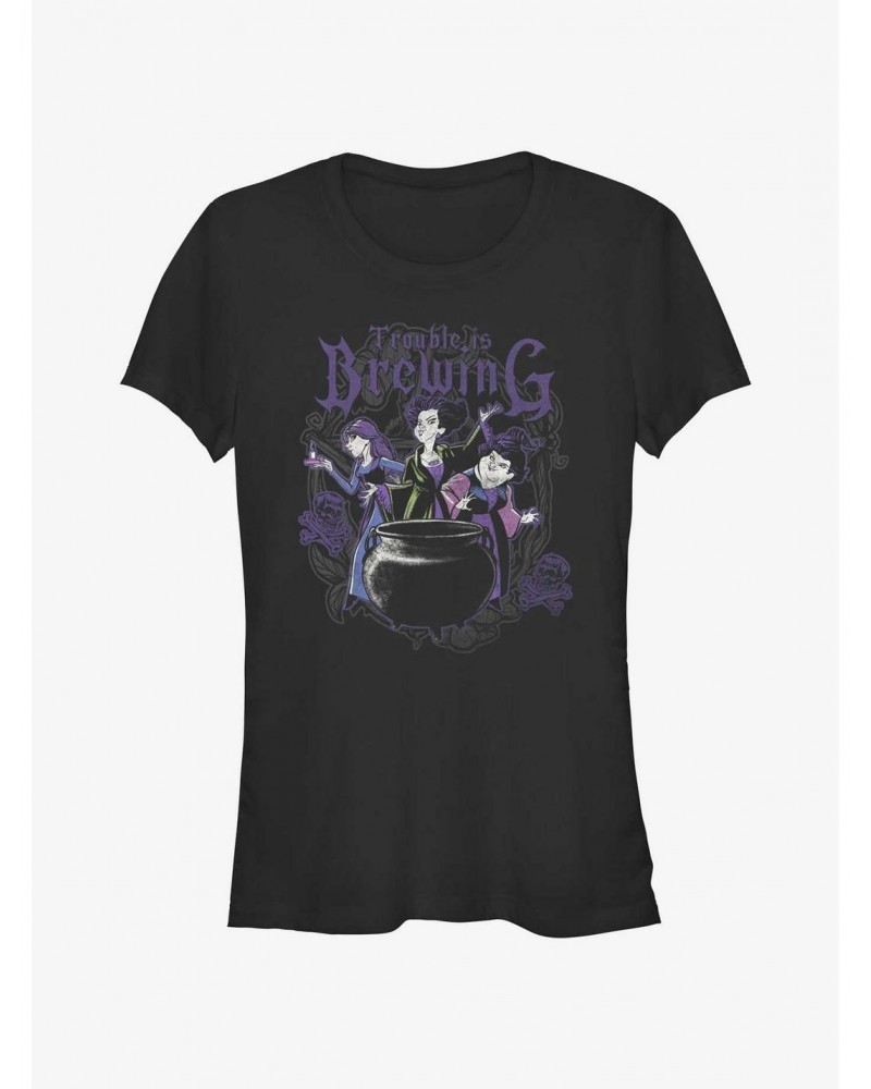 Disney Hocus Pocus Trouble Is Brewing Girls T-Shirt $12.20 T-Shirts