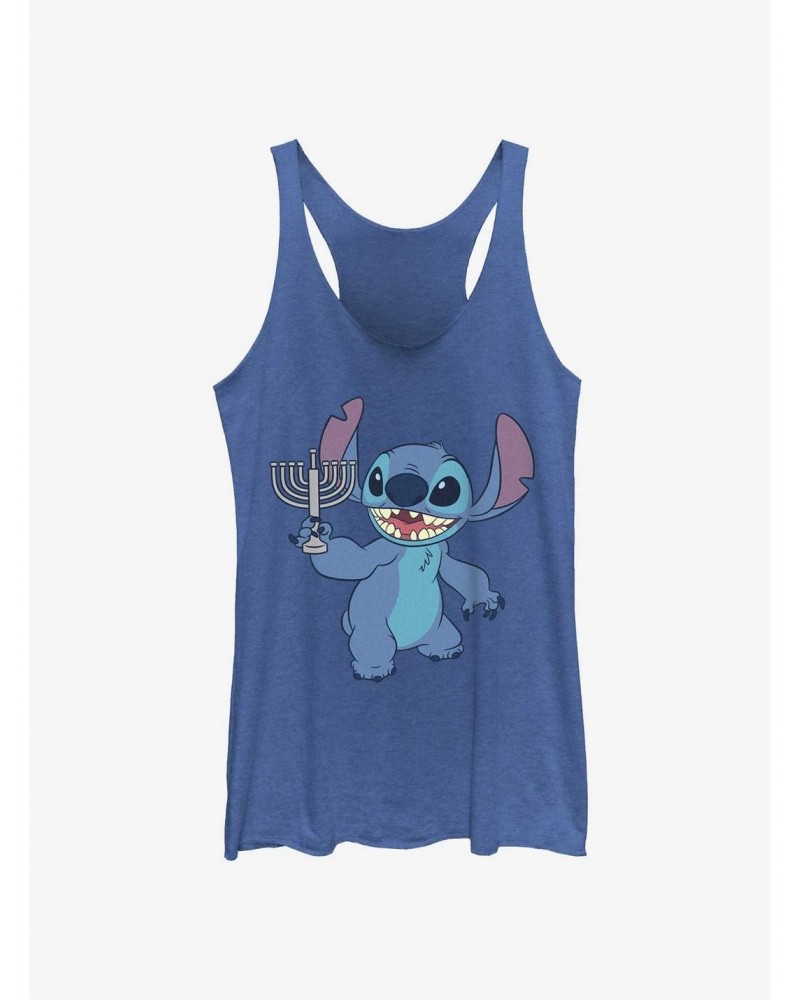 Disney Lilo & Stitch Hanukkah Menorah Girls Tank $8.81 Tanks