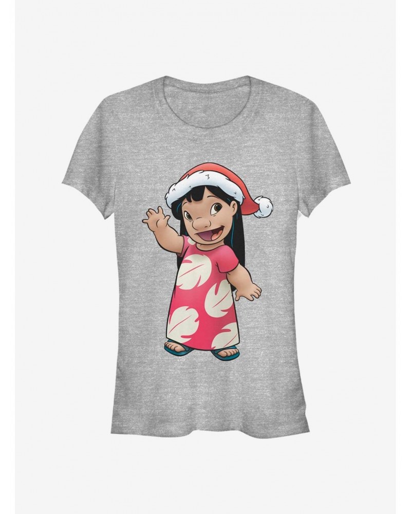 Disney Lilo & Stitch Christmas Lilo Girls T-Shirt $9.46 T-Shirts