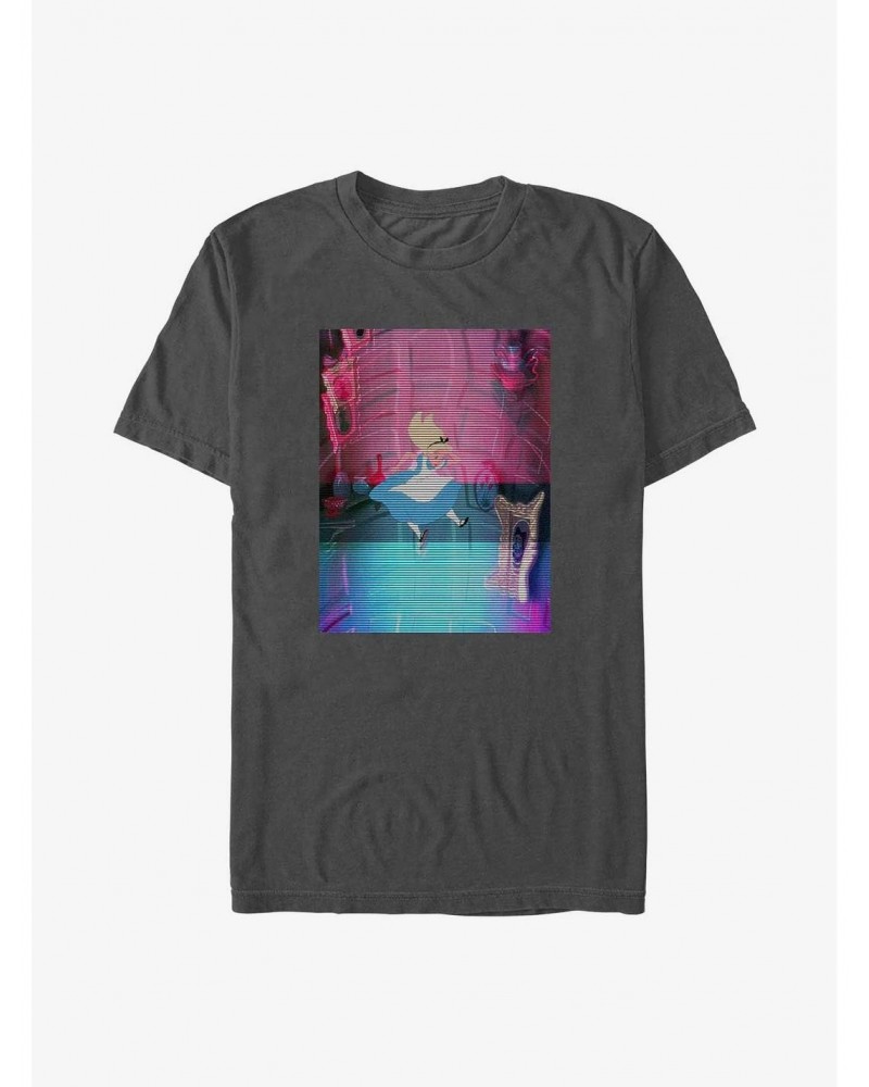 Disney Alice In Wonderland Glitchy Wonder T-Shirt $8.84 T-Shirts