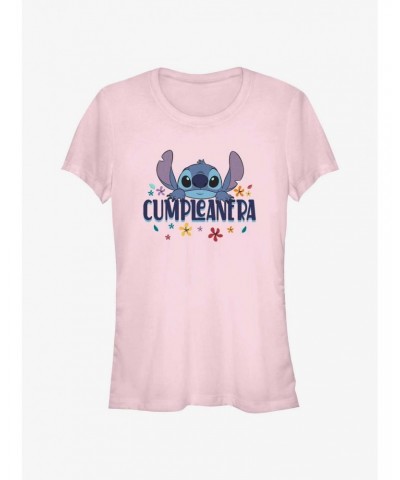 Disney Lilo & Stitch Spanish Birthday Girls T-Shirt $12.20 T-Shirts